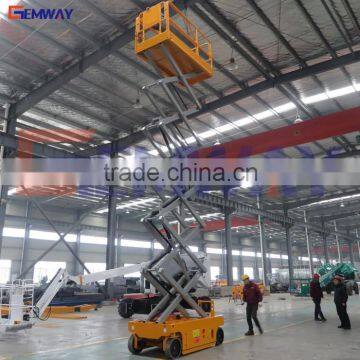 Most popular electric battery operated self propelled scissor lift for sale