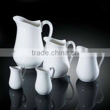 H7606 chaozhou huaxing factory super white porcelain christmas milk pot