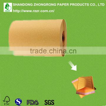 PE coated yellow kraft paper for bubble envelope