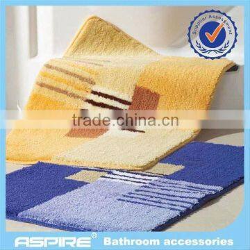 bath rug 100% cotton reversible pp base