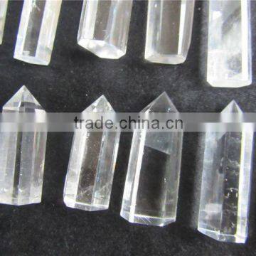 2015 Factory Direct Natural Rock Clear Quartz Crystal Prism Wand,clear Crystal Point photo-3