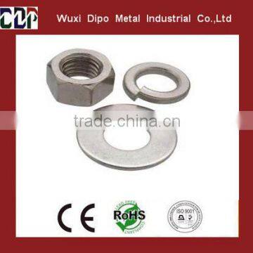 High Strength stainless steel hex nut a4-80, nylon lock nut