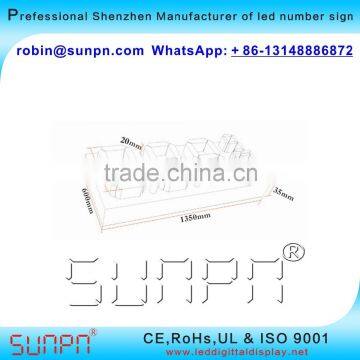 Los Angeles USA Led Digital Gas Price Changer 8.8 8 9 & 8.88 9/10 (20 Inch ) R/W/Y/W/B Color photo-5