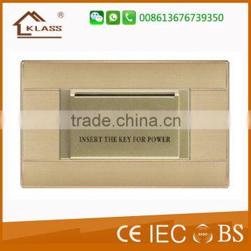 15 seconds time delay energy saving electric card switch hotel