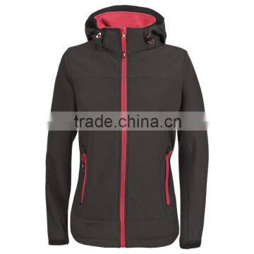 outdoor body warm softshell jacket for women