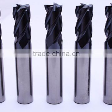 Long Shank 4 Flutes Square Carbide End Mills