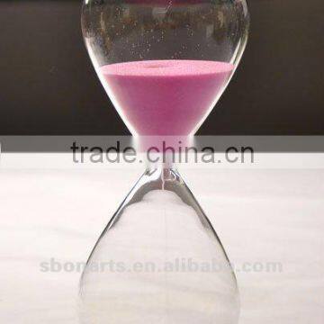 glass sand timer in 30 minutes