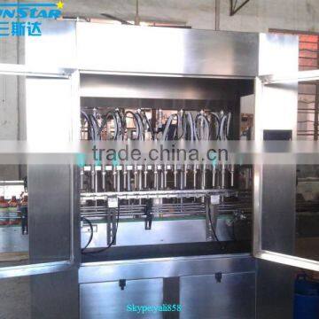 Automatic Linear Type Piston Filler Olive Oil Filler for Olive Cooking Sunflower Oil in Bottle Barrel or Jar Can photo-3