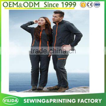 Custom High Quality Outdoor Dry-fit Sport Tracksuit Mountaineering Clothing photo-3