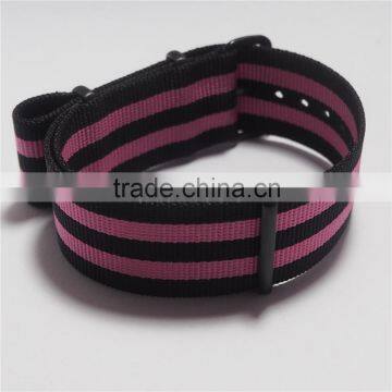 PVD Black Heat Welded Watch Band 20mm With Wrist photo-3