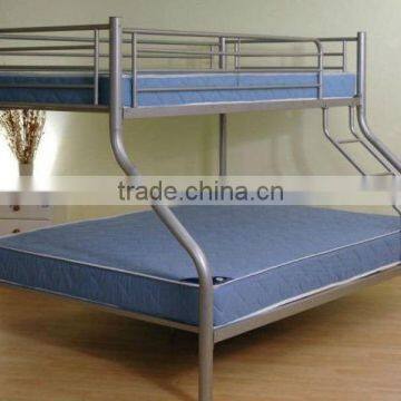 Twin-Over-Full Bunk Bed, Silver