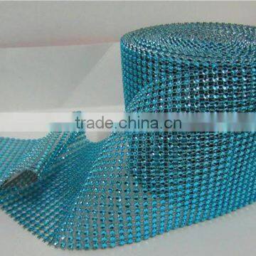 24 Rows Plastic Rhinestone Mesh Trimming for Decoration photo-6