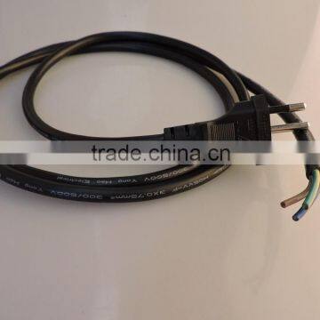 Brazil Power Cord for Electric Grill 3 Pin PLUG PVC C13 Copper Brazil POWER CORD With PLUG AND END IEC C13 UC INMETRO Approval photo-2