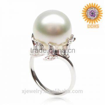 Custom Wholesale Fashion High Grade South Sea Wedding Shell Pearl Ring