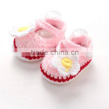 2015 new style hot sale casual handmade crochet baby shoes