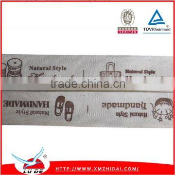 2016 High Quality Custom Design Printed Cotton Ribbon for Wholesale