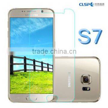 2016 new coming r! free sample 0.3mm 9 H anti - scratch tempered glass for samsung S7