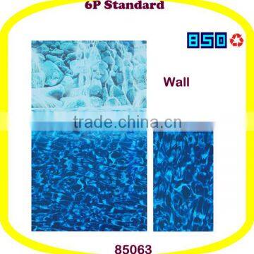 PVC Waterfall Patterned Swimming Pool Lining