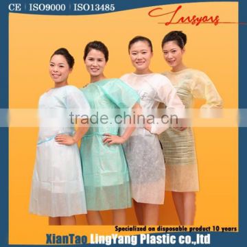 Cheap PP Nonwoven Medical Supply Surgical Gown Isolation Gown Disposable Hospital Gown