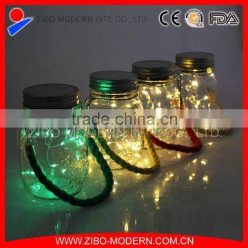 Mason Jar Manufacturer Outdoor Solar Powered Led Glass Mason Jar photo-2