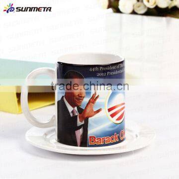 Sunmeta ceramic 11oz sublimation cup, sublimation coated cup