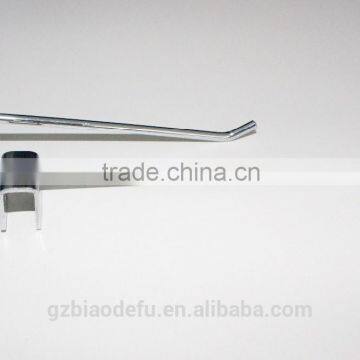 Store Display System Metal Chrome Hook for Crossbar photo-4