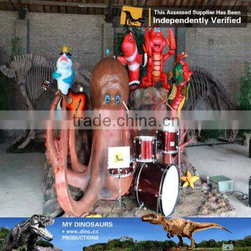 MY Dino-C071 Animatronic Music Band Fiberglass Cartoon Character photo-6