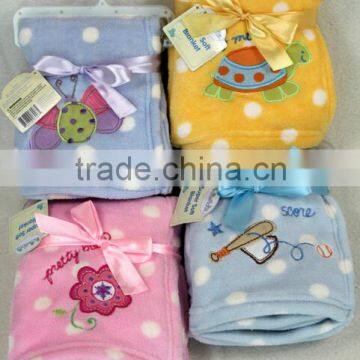 2015 super soft high quality 100% polyester hot sales best selling baby toys baby blanket pattern