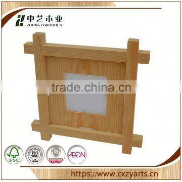 Custom Wholesale Form China Accept OEM Rustic Hinging Custom Guitar Shaped Wooden Photo Frame photo-4