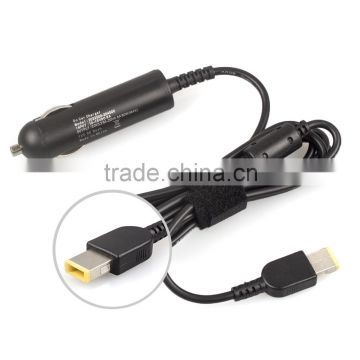 universal laptop car charger for LENOVO laptop with Square tip