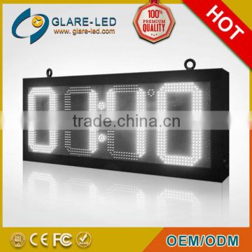 Remote control countdown outdoor digital led clock, CE&ROHS approved !!!!!!!