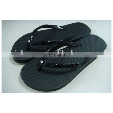 latest fashion women rhinestone beach summer rubber flipflops