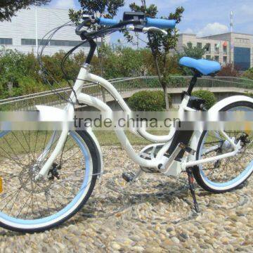 cheap beach cruiser electric charging bike for sale