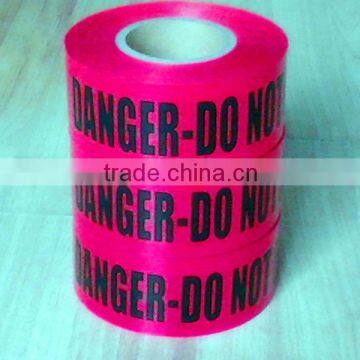 RED Danger caution tape