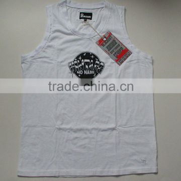 Mens Promotional Print Cotton Tank Top