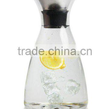 1000ml Clear heat resistant glass water kettle