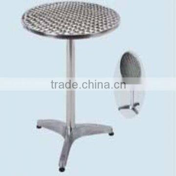 Outdoor Folding Round Aluminum Bistro Table