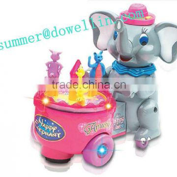 car.toy car. elephant car .with music and light