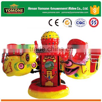 Yomone children games amusement rides park big eye airplane for sale