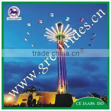 Hot Selling Outdoor Amusement Rides Rotary Free Fall Flying Tower photo-5