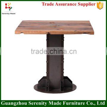 Guangzhou Industrial modern coffee table with iron base