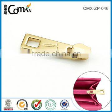 Colorful 45mm Shiny Light Gold Metal Zipper Puller Design photo-3