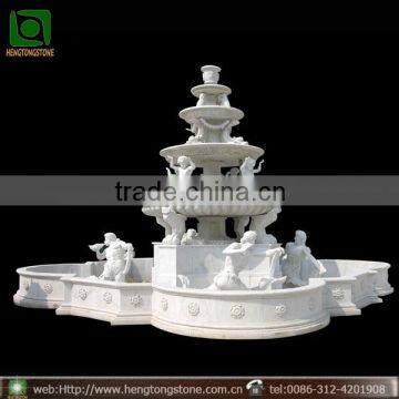 Large Outdoor Marble Stone Statue Water Fountain