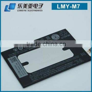 One m7 BN07100 Li-Ion Polymer battery Standerd Original A-grade Polymer Battery batteries One M7 for HTC Akku battery