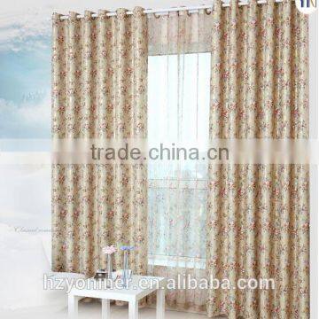 100% polyester blackout fabric for living room curtain, print sheer curtain, upholstery fabric for interior decoration