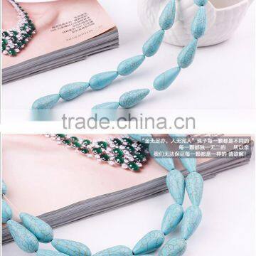 2016 New Fashon Hot Sale Korean Japan Jewelry Stone Green Bead 12MM 14MM 15MM 16MM 24MM Cheap DIY Turquoise Bead Bracelet photo-3