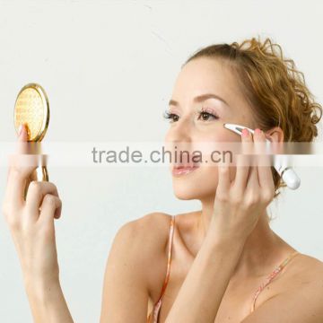 Facial skin wrinkle remover handheld ultrasonic beauty device