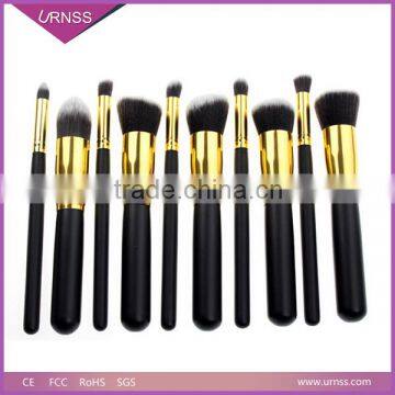 Popular 10 Pcs Bamboo Makeup Brush Set