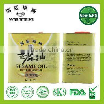 2L pure and belended sesame oil with Kosher