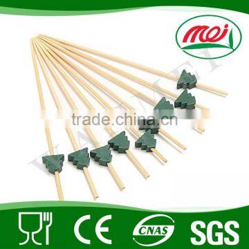 high quality art red heart shape bamboo pick